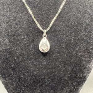 Crystal Teardrop Necklace